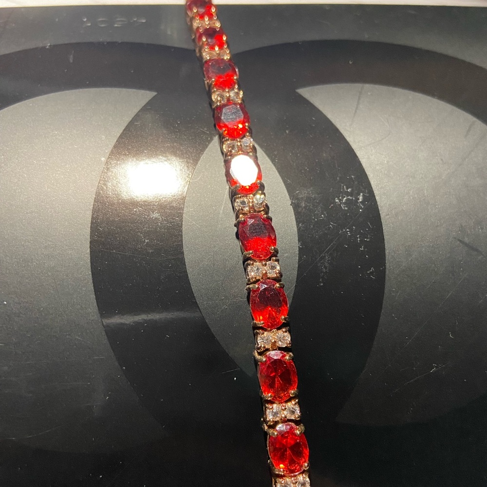 Red Stoned Bracelet #9
